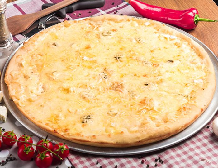 Піца Кватро формаджі . Доставка Піци на замовлення, Швидка доставка їжі від HOLLYFOOD